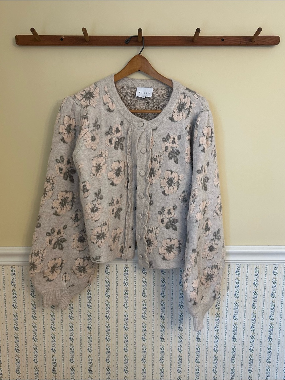 Mable Floral Cardigan Sweater